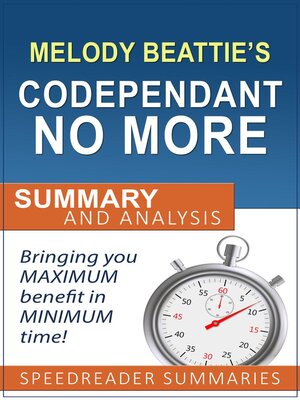 cover image of Codependent No More by Melody Beattie